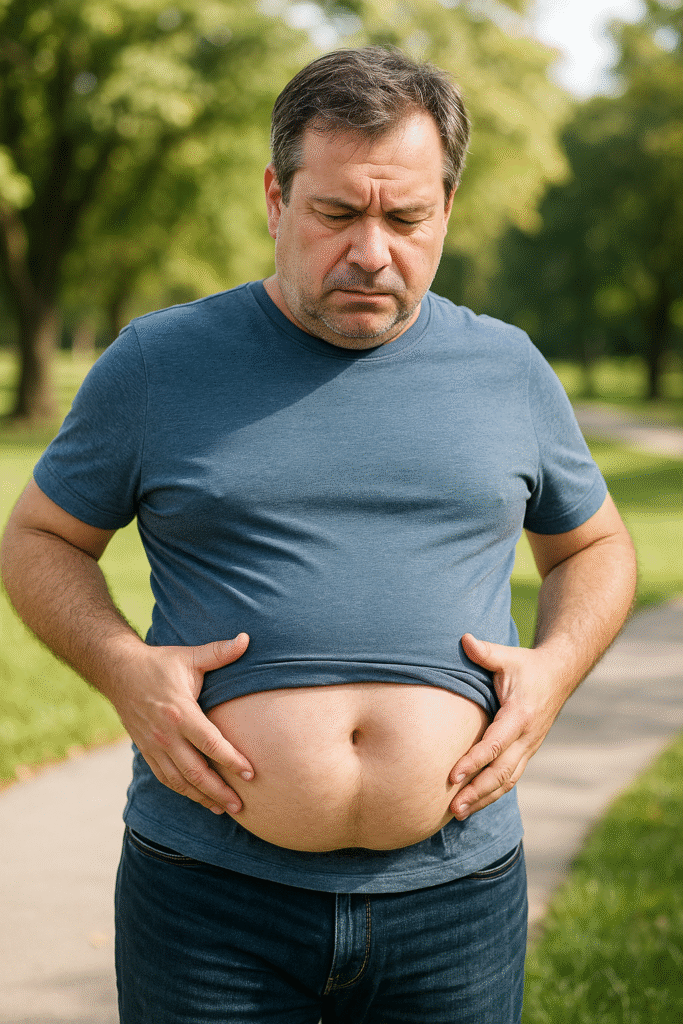 reducing belly fat & healthy lifestyle