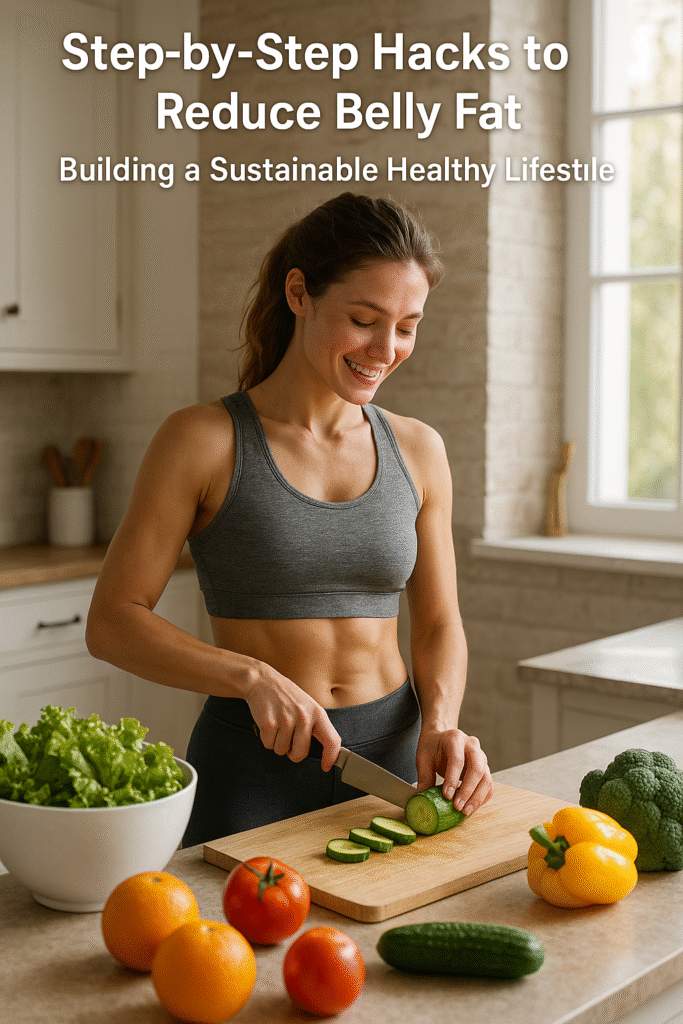 reducing belly fat & healthy lifestyle