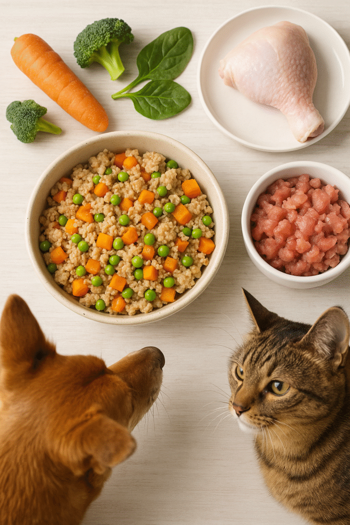 Healthy Homemade Pet Food Recipes: Vet-Approved Recipes for Dogs and Cats