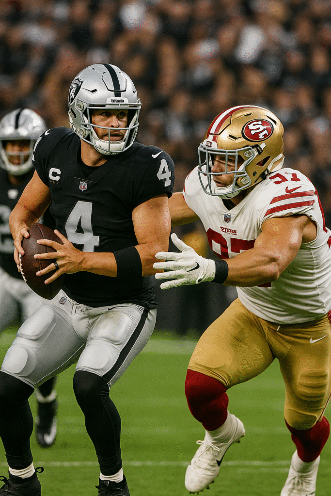 Raiders vs 49ers 2025: 5 Clash-of-Titans Matchups, Live Stream Guide & Preseason Showdown