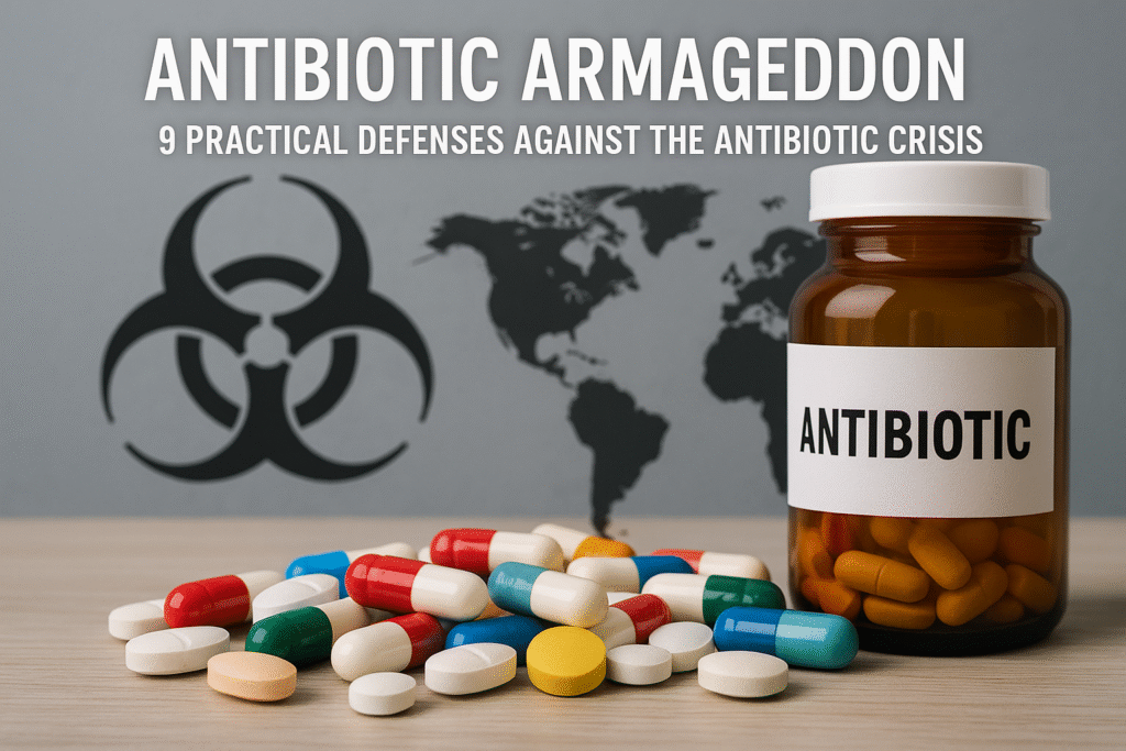 Antibiotic Armageddon: 9 Practical Defenses Against the Antibiotic Crisis (US, UK & Global Guide)