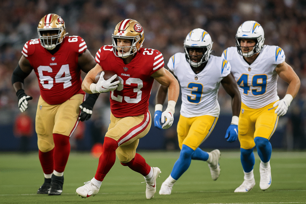 49ers vs Chargers
