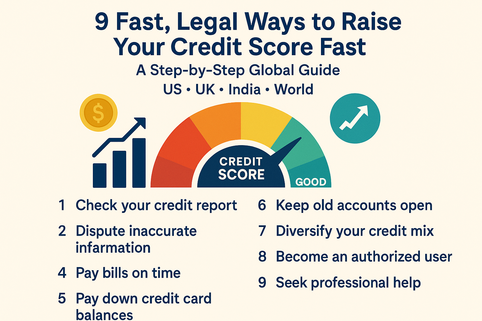 How to raise credit score fast