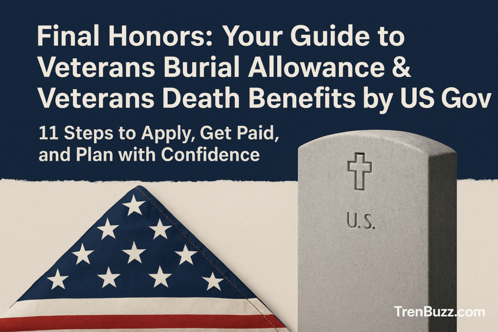 Veterans burial allowance by US Gov