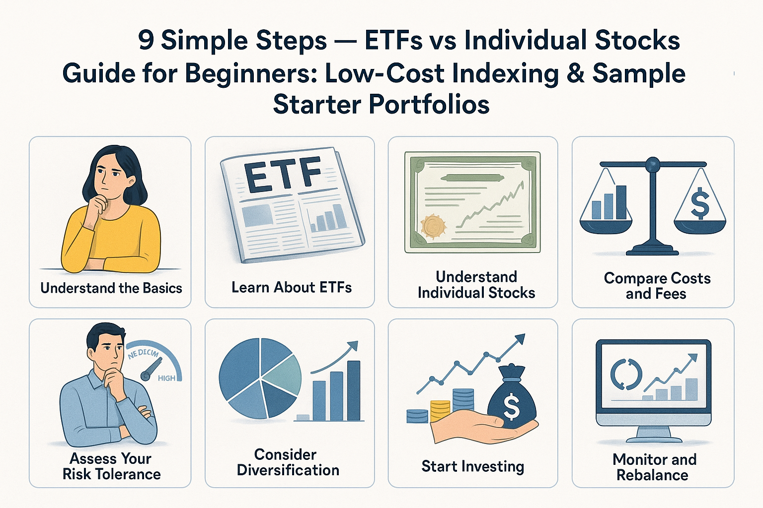 ETFs vs Individual Stocks Guide for Beginners