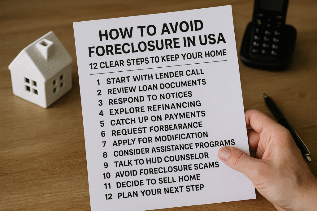 How to Avoid Foreclosure in USA: 12 Clear Steps to Keep Your Home