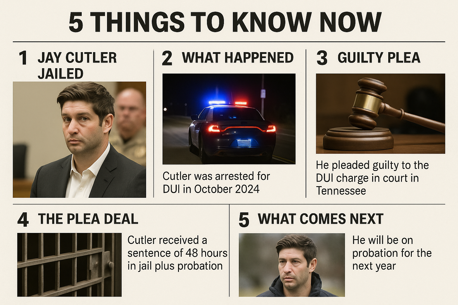 Jay Cutler Jailed