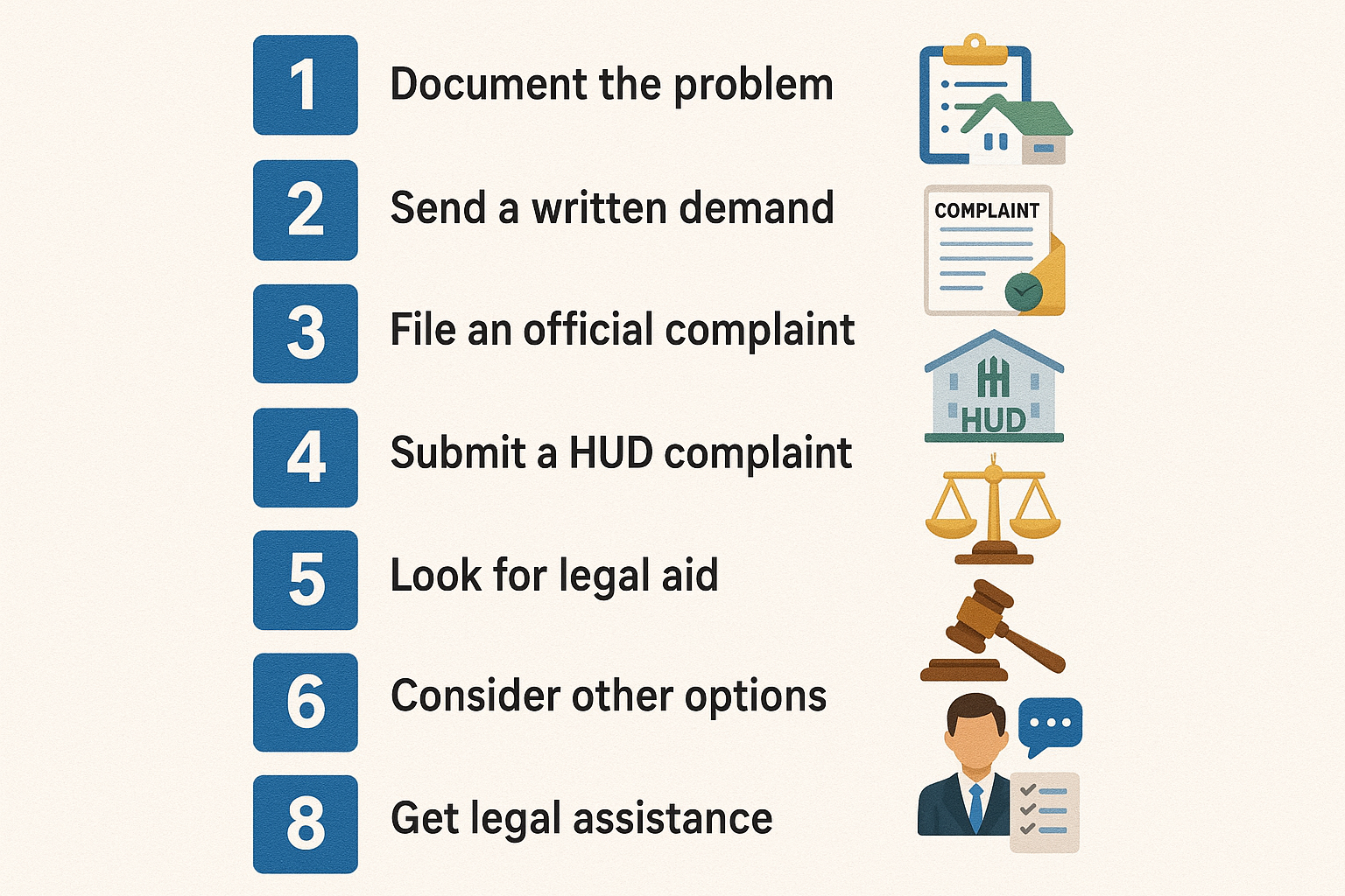 8 Clear Steps to Filing a Complaint Against a Landlord with Ease — A Practical, Print-Friendly Guide