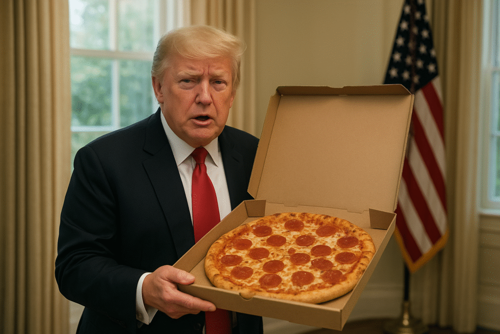 Pentagon Pizza Index