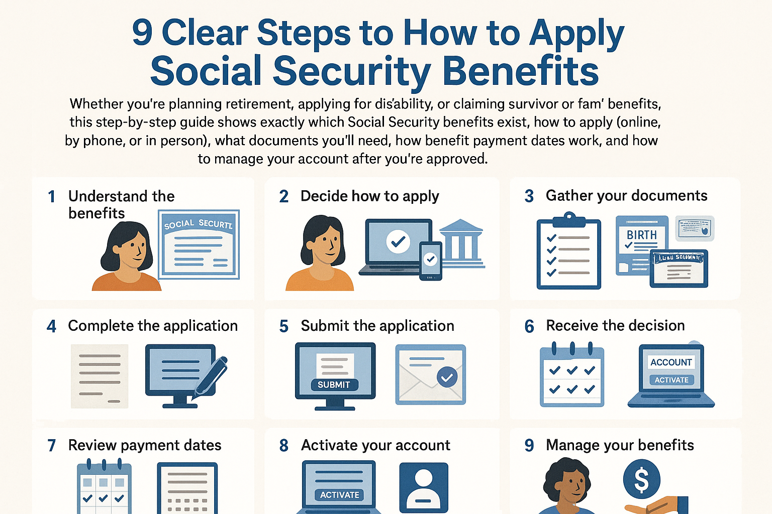 How to Apply Social Security Benefits 