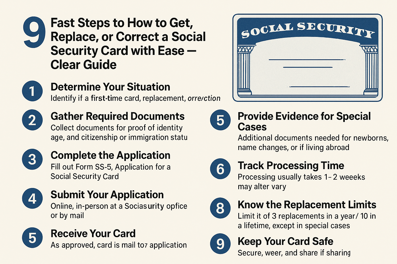 How to Get, Replace, or Correct a Social Security Card with Ease