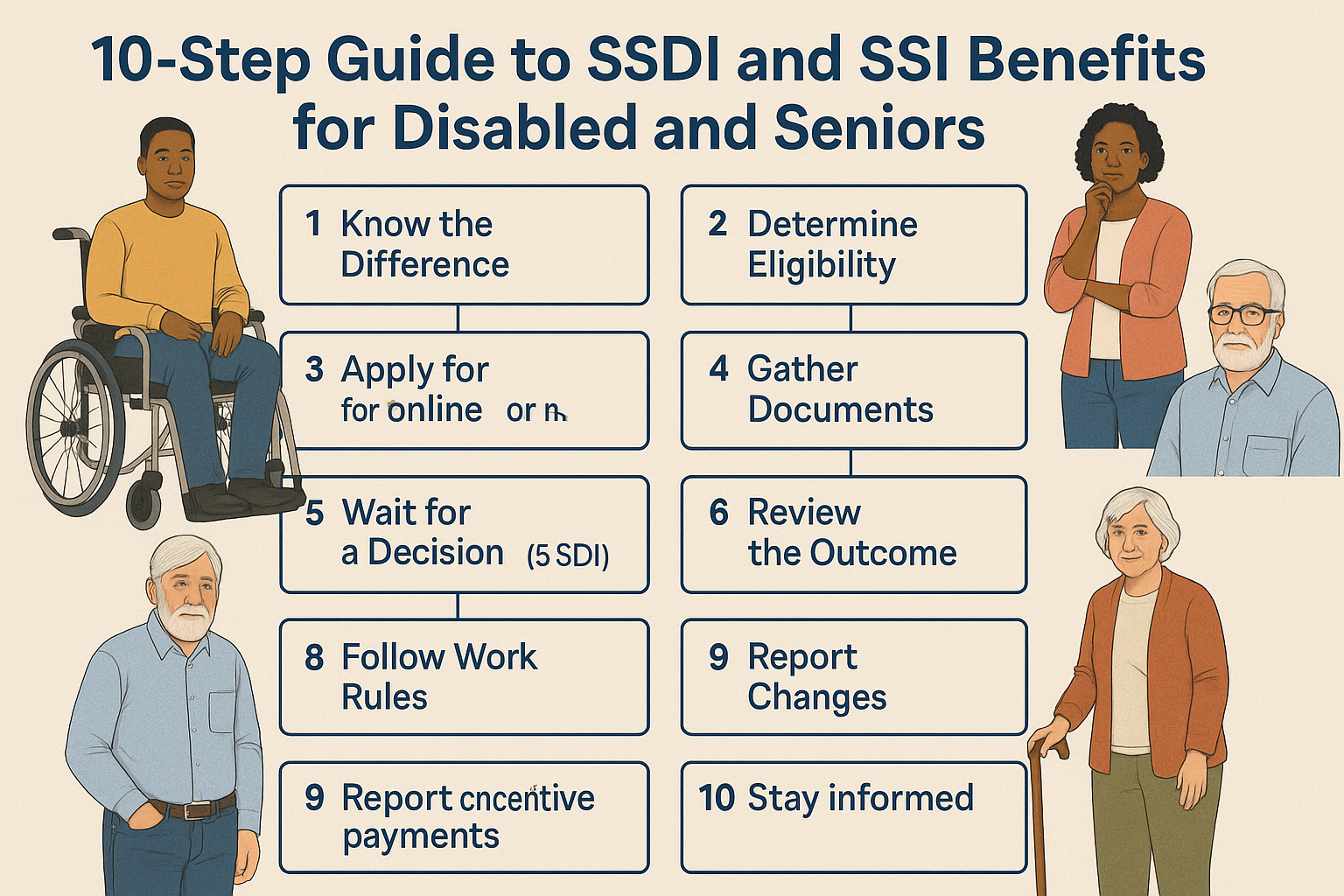 SSDI and SSI Benefits for Disabled and Seniors