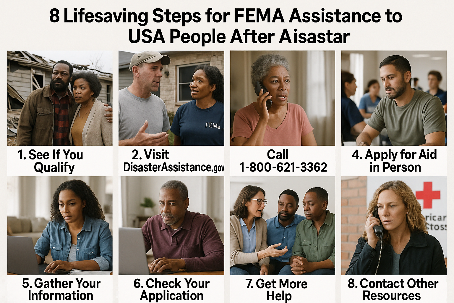 8 Lifesaving Steps for FEMA Assistance to USA People After a Disaster