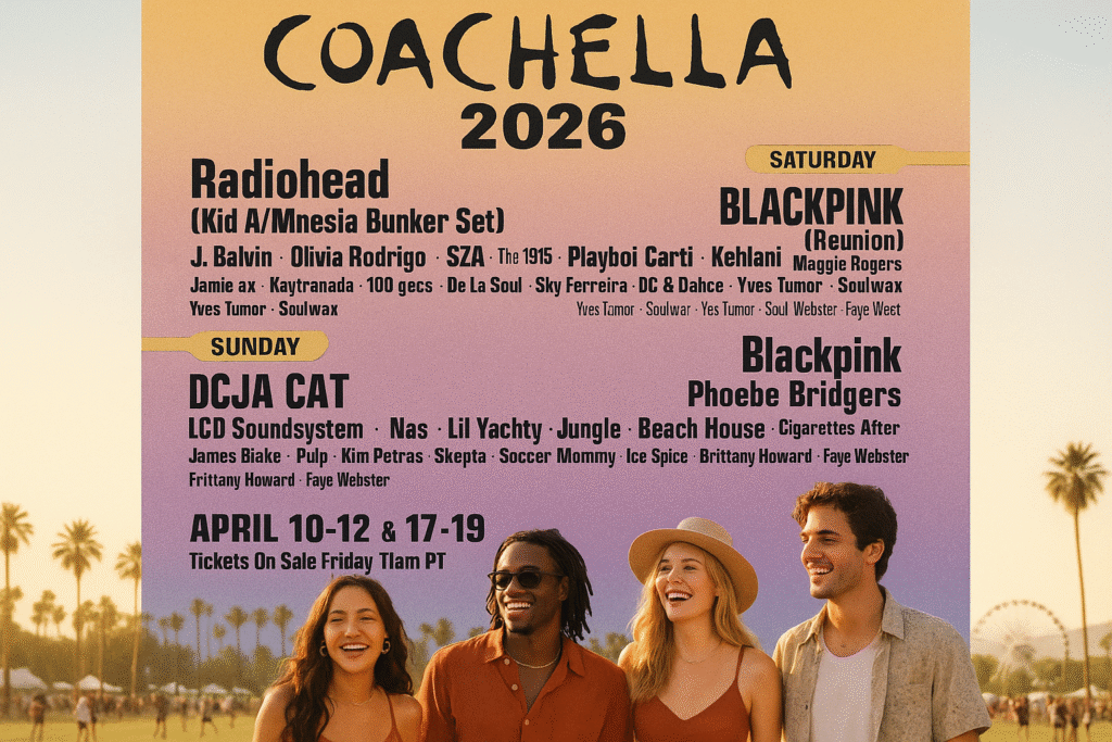 11 Things Fans Must Know Right Now — Coachella 2026 Lineup, Tickets & How to Plan