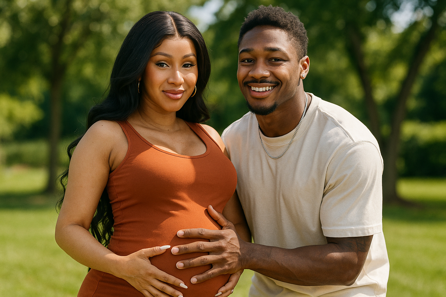 Stefon Diggs Pregnant Cardi B
