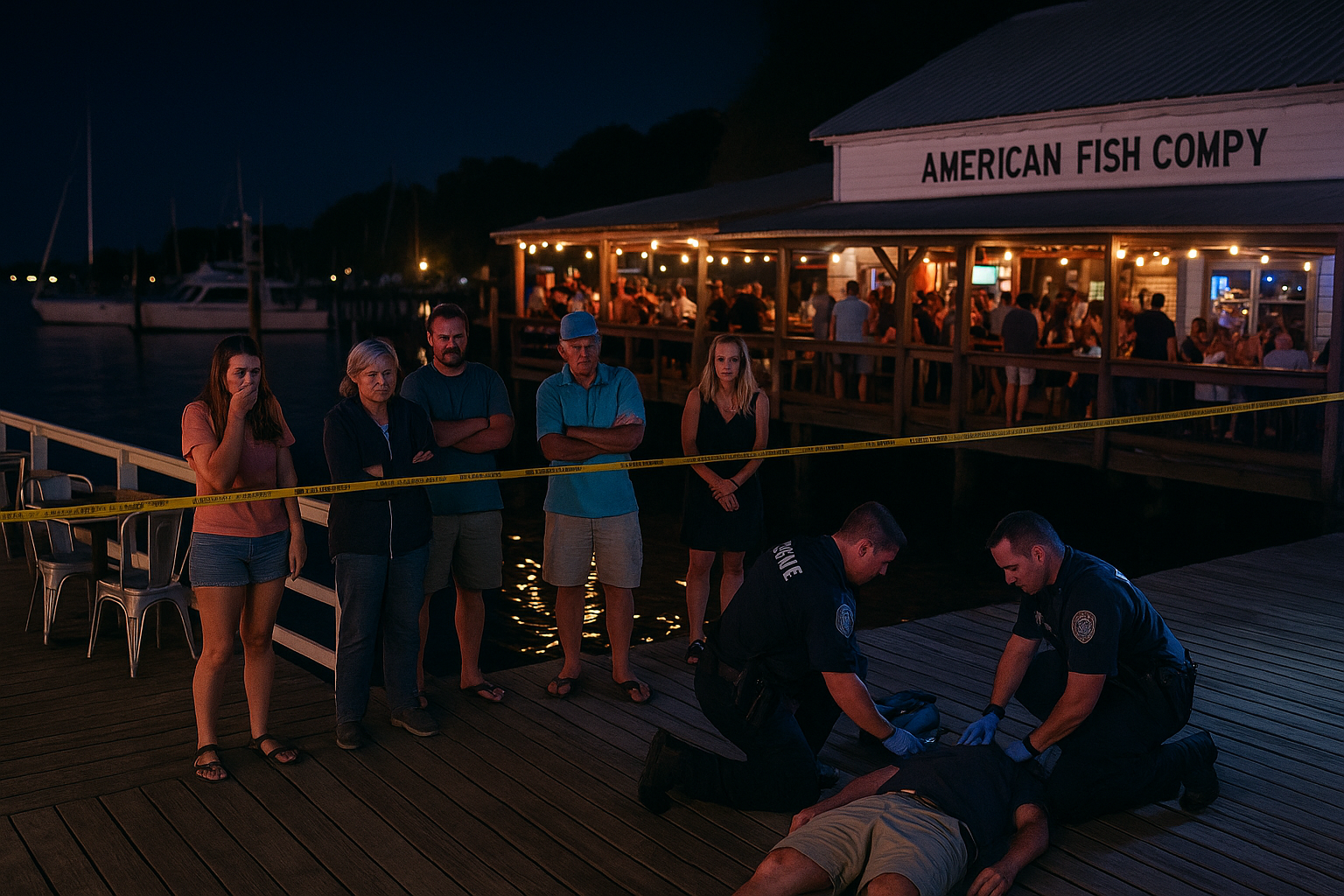Southport NC Shooting at American Fish Company