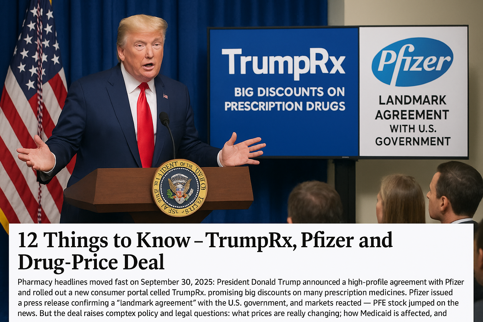 12 Things to Know — TrumpRx, Pfizer and Drug-Price Deal