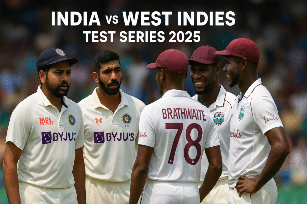 India vs West Indies Test Series 2025 — Full Preview, Live-details, Player Watchlist and What Fans Need to Know