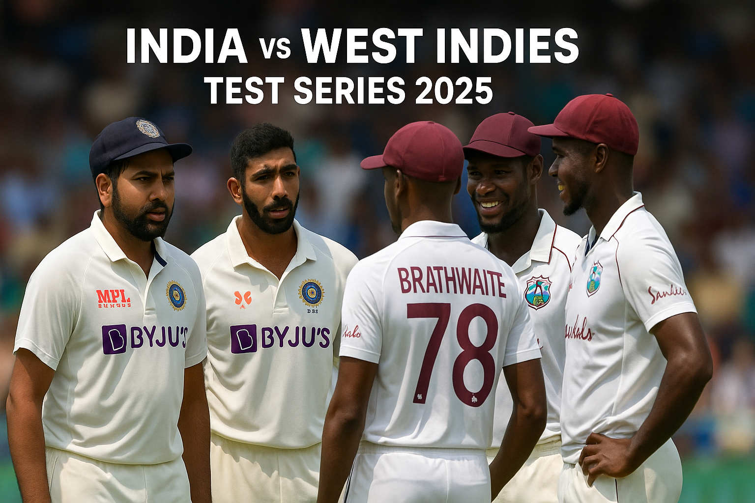 India vs West Indies Test Series 2025 — Full Preview, Live-details, Player Watchlist and What Fans Need to Know