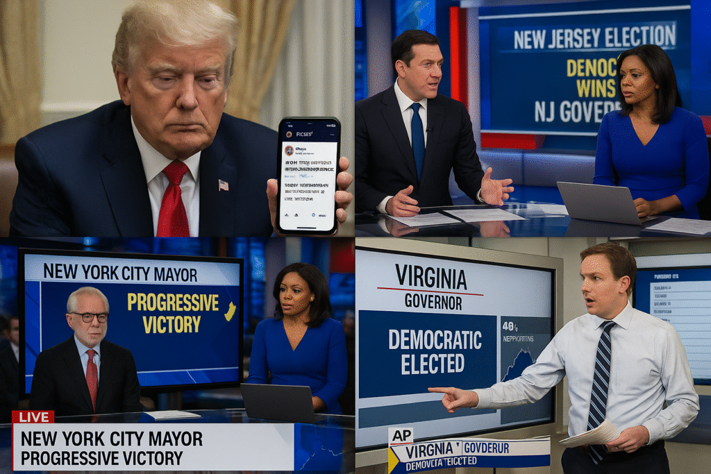 13 Ways Trump Truth Social Election Reaction Changed Election Night Coverage — What Happened in New York, New Jersey, Virginia, and How Media Framed the Results