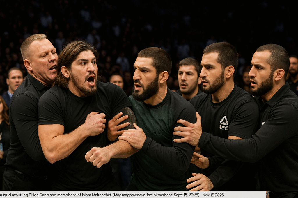 Dillon Danis, the UFC 322 Brawl and What It Means for UFC 323 — A Complete TrenBuzz Explainer