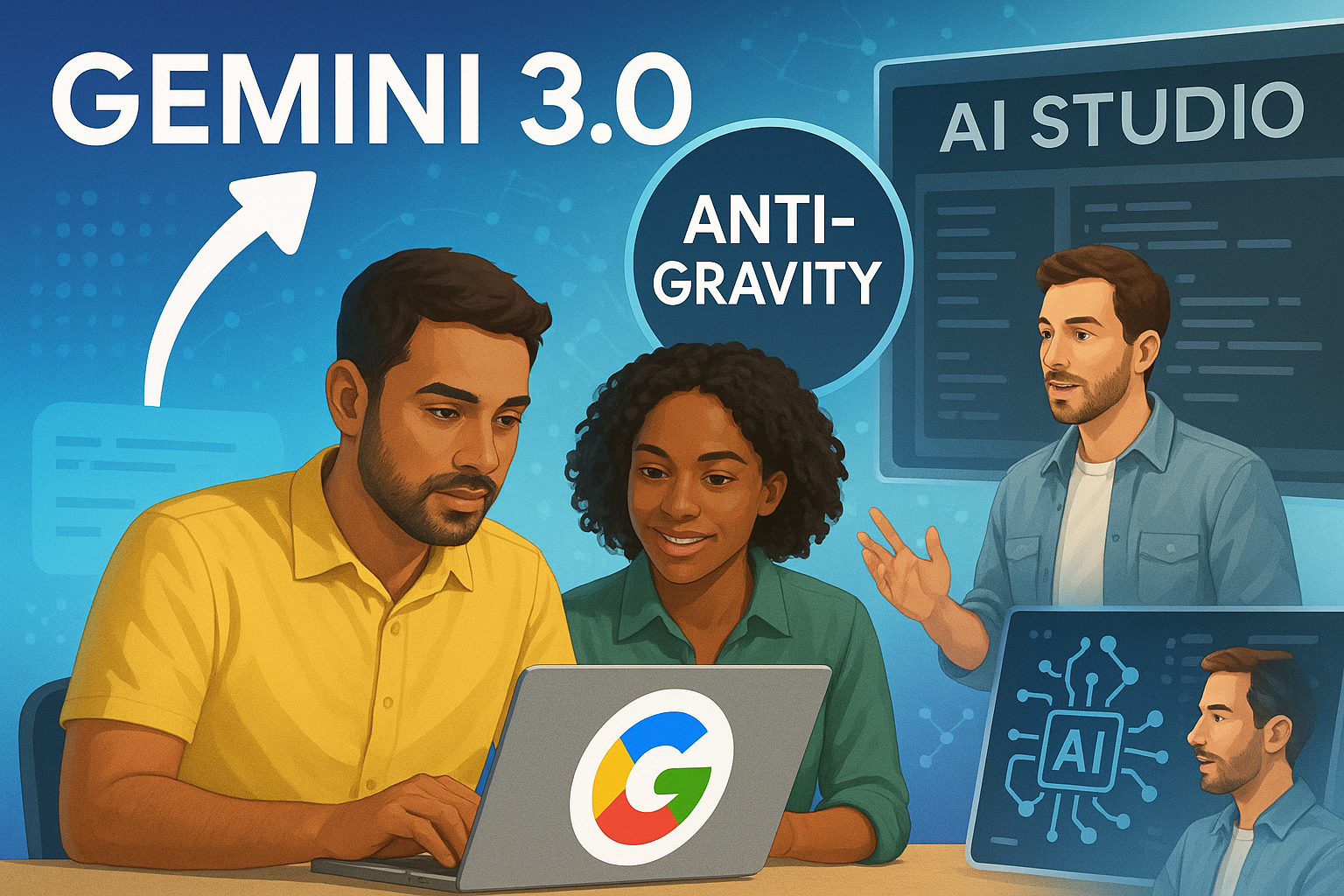 Gemini 3.0: Google “Antigravity” Moment — What Gemini 3, Antigravity, AI Studio and the GPT Race Really Mean