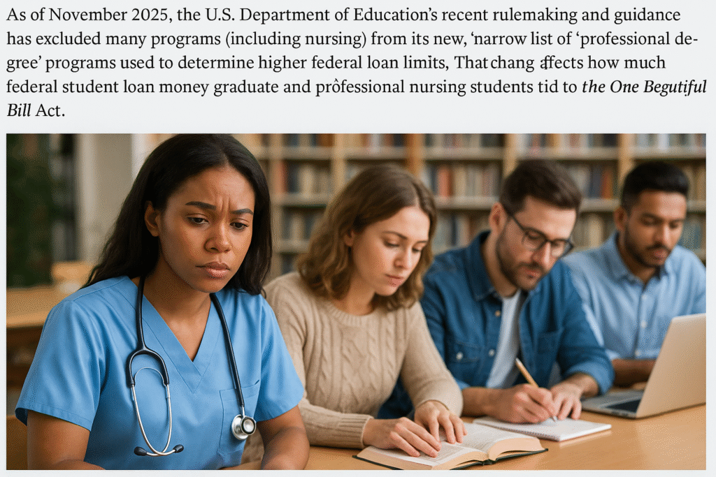 Is Nursing a Professional Degree? 9 Clear Answers After the Department of Education’s Big Change 