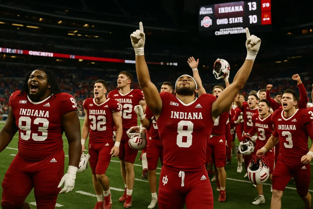 Indiana Stunned No.1 Ohio State: “Won Glory” on the Field — “Glory to God” in the Locker Room