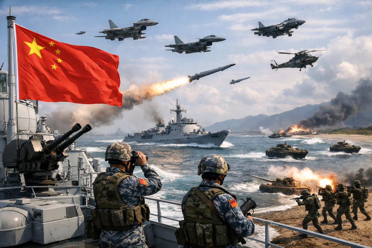 Beijing Said Were Aimed at Deterring “Separatists” and External Interference -Why China Starts their Largest Fire Drills Around Taiwan