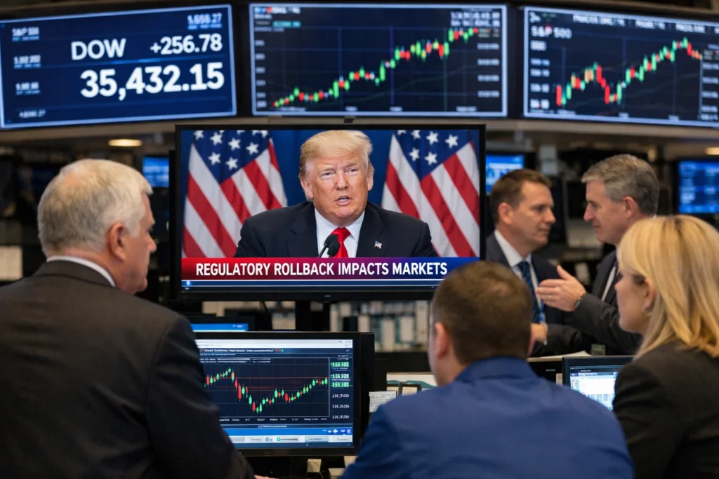 Wall Street reveals Trump executive order has significantly reduced federal regulatory pressure