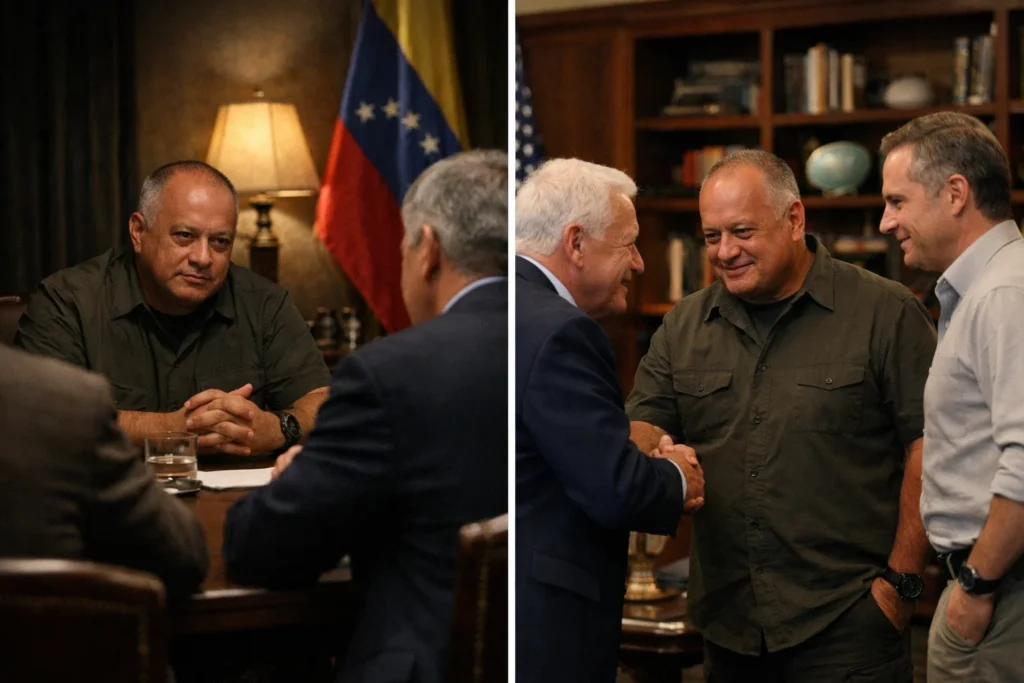 US talks with hardline Venezuelan minister Cabello began months before raid