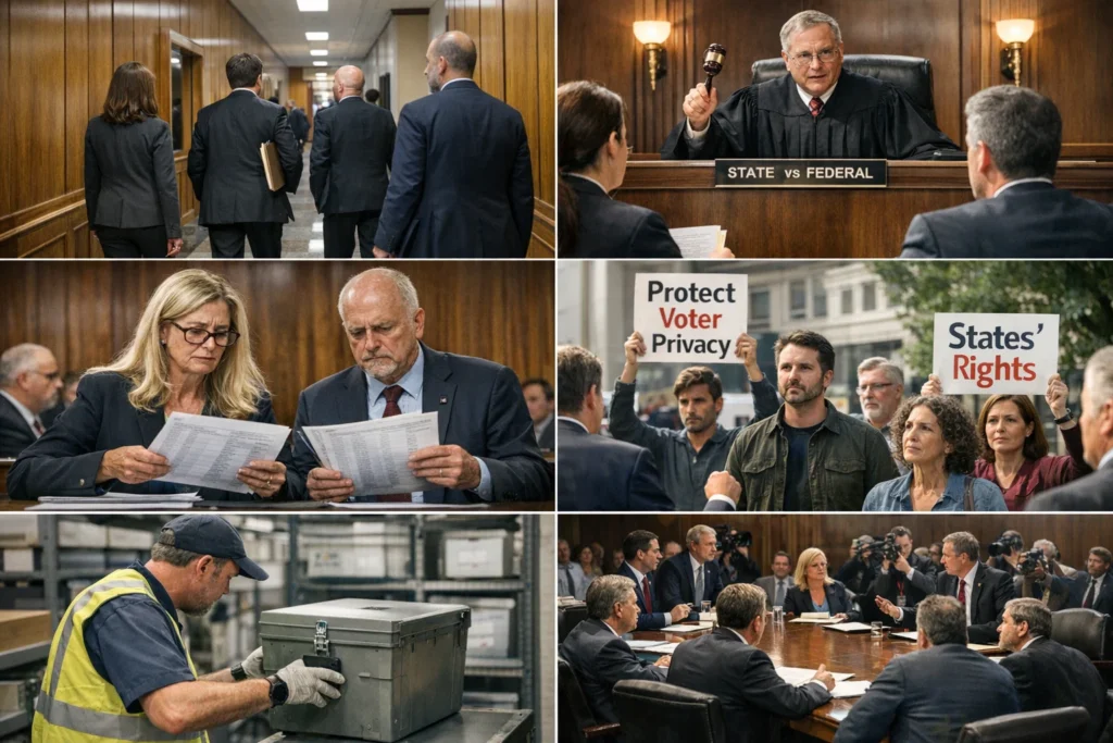 There is something bigger going on: State election chiefs rebuff Trump bid to seize voter rolls