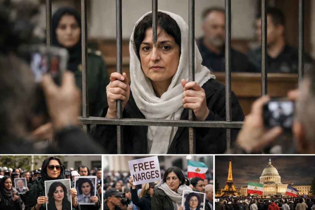 Iran sentences Nobel Peace Prize laureate Narges Mohammadi to six years in prison
