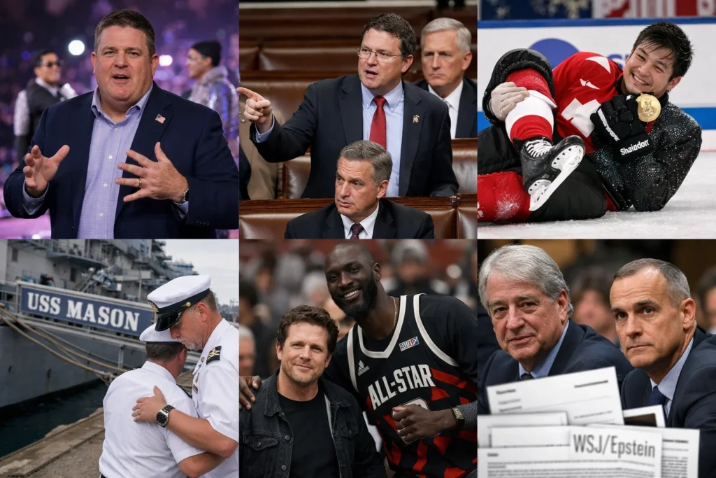 From Capitol Heat to Olympic Gold: The Week’s Wildest Names — Massie, Randy Fine, Fiala, Shaidorov and More