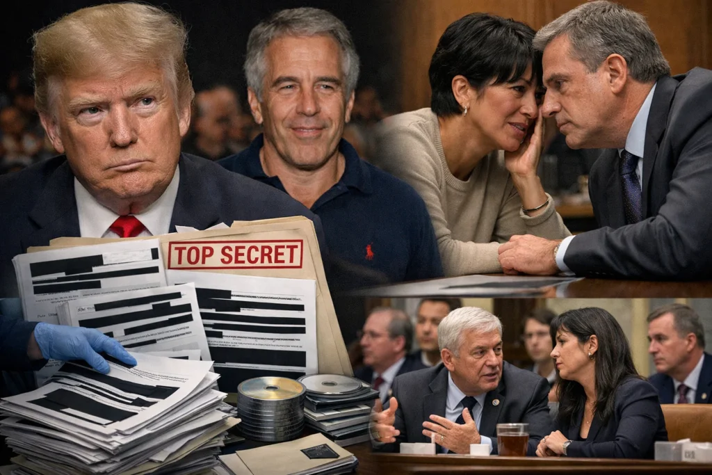 Trump faces Epstein file scrutiny as DOJ releases millions of pages