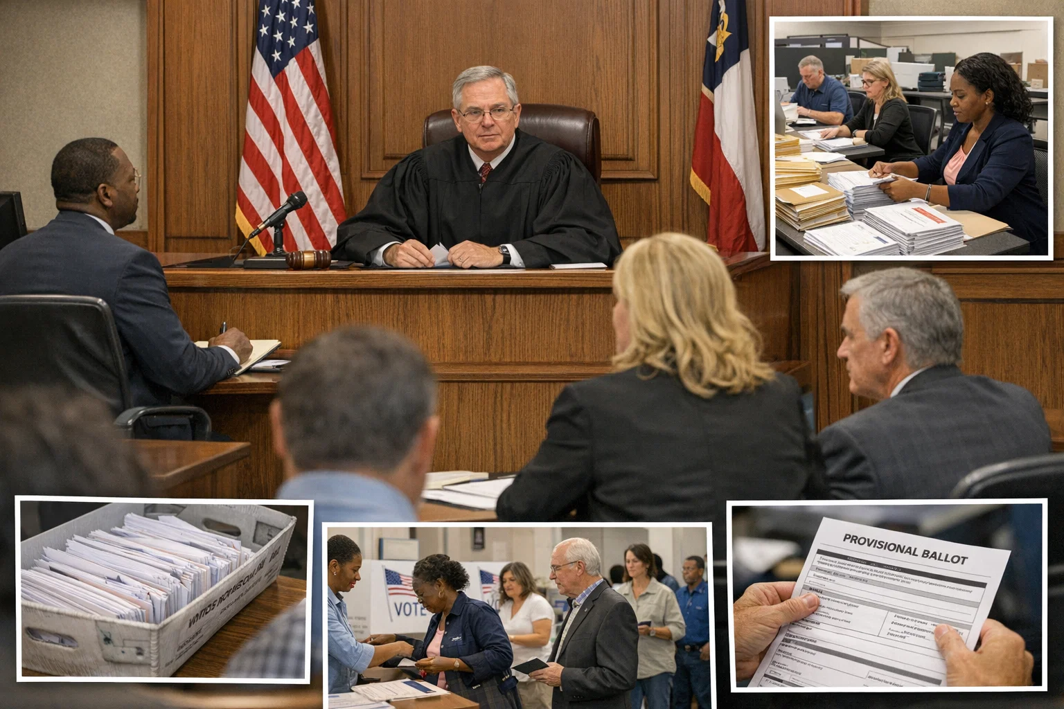 North Carolina Voter Rolls — More than 70,000 voters will remain on the rolls after court-approved settlement