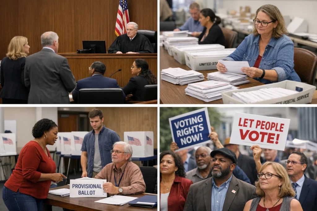 North Carolina Voter Rolls — More than 70,000 voters will remain on the rolls after court-approved settlement