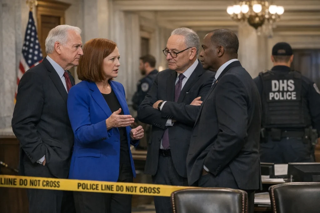 Senate Democrats send counteroffer to White House amid DHS shutdown 