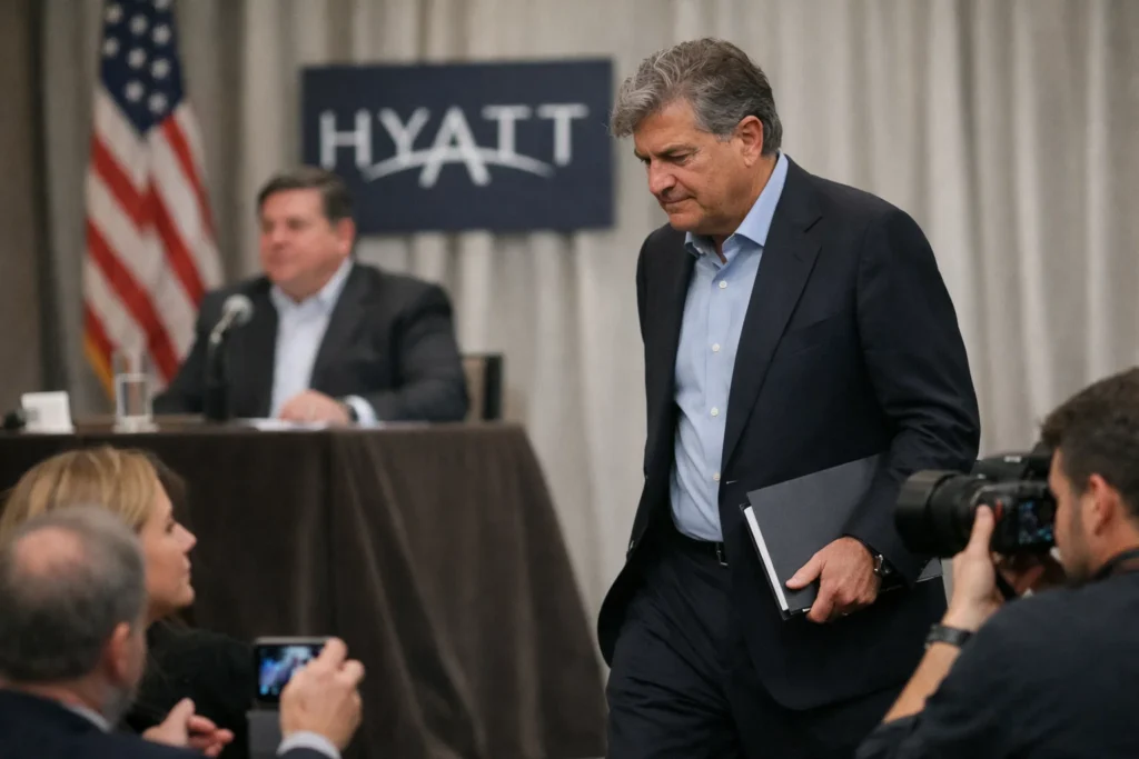 Pritzker resigns over Epstein ties — Hyatt chair steps down after DOJ files
