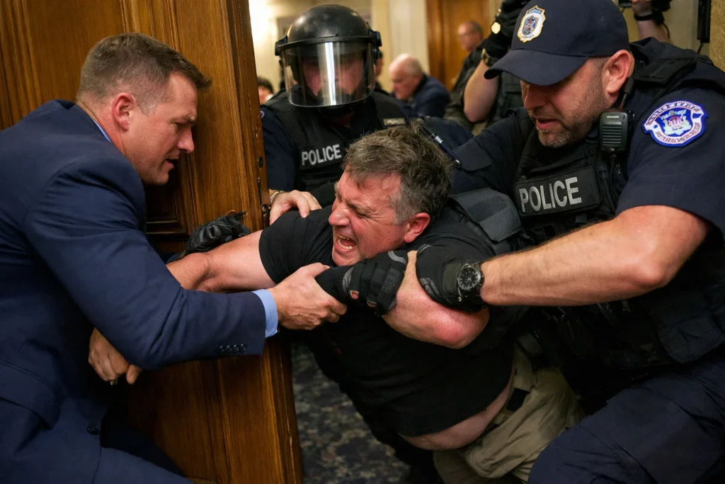 Capitol Scuffle: What Happened When Senator Tim Sheehy Helped Remove a Protester — The Brian McGinnis Incident