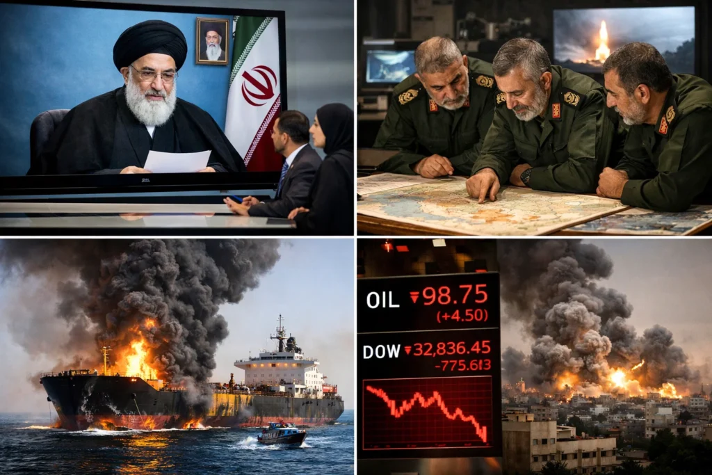 Iran new leader vows revenge — Hormuz, proxies, and oil risk
