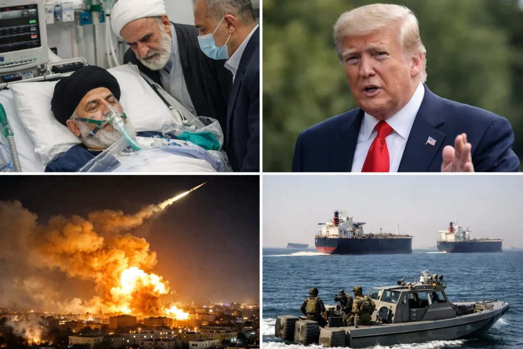 Trump says he’s ‘hearing’ Iran’s supreme leader Mojtaba Khamenei not alive — Israel launches strikes