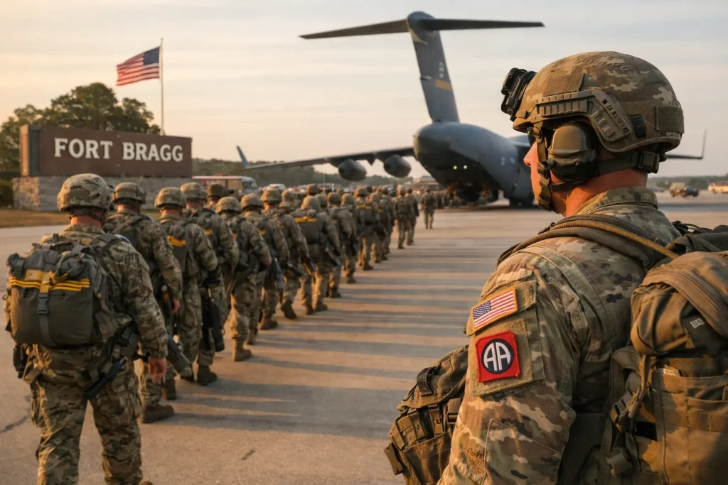Inside the 82nd Airborne Deployment Buzz: Fort Bragg Paratroopers, the Pentagon, and the Iran War Headlines