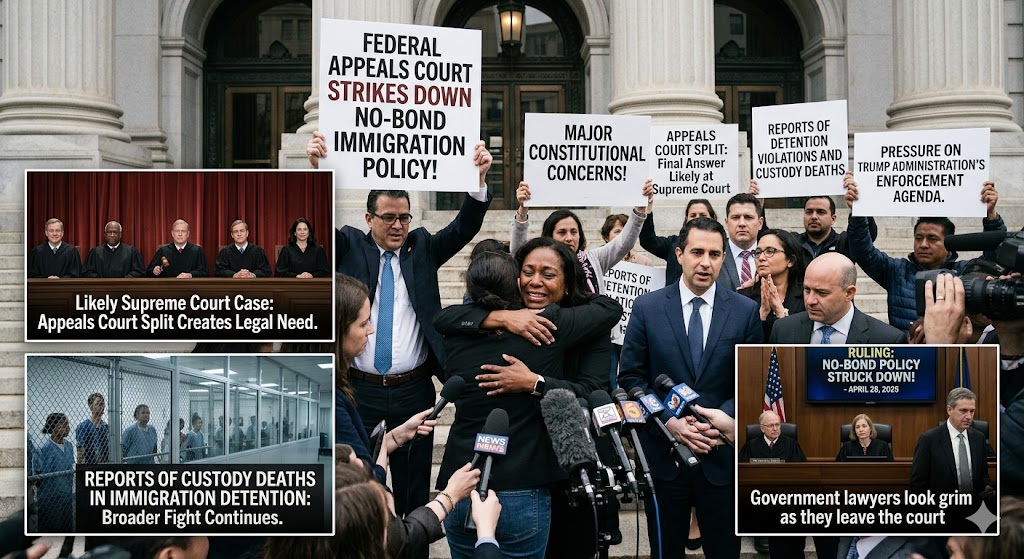 Trump administration immigration detention lawsuit: court ruling puts no-bond policy on a collision course