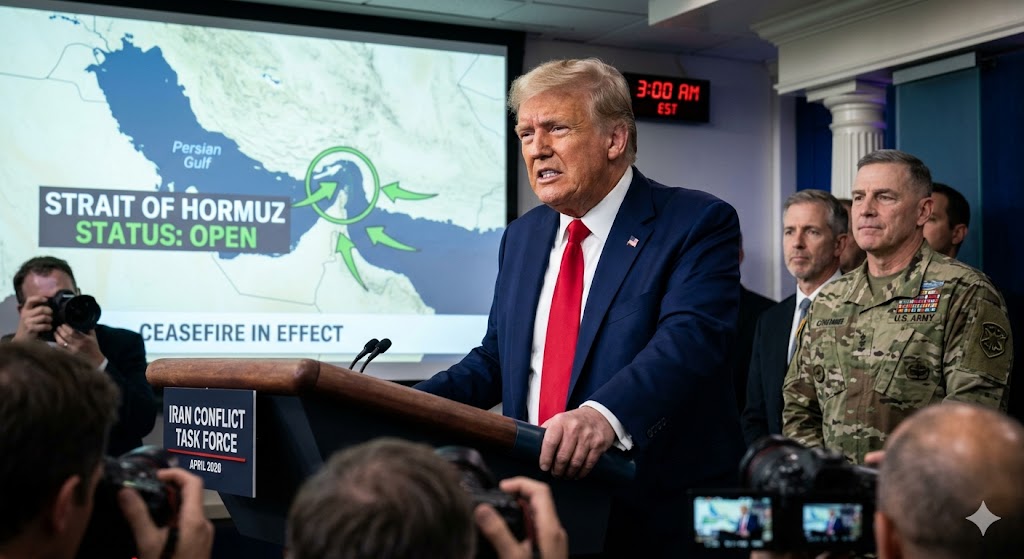 Iran Ceasefire 2026: Trump Backs Down, Hormuz Opens — Everything That Happened in the Most Dramatic 8 Hours of the Iran War