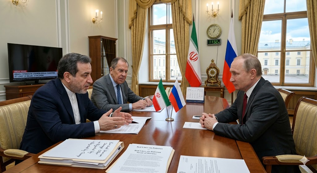 Iran War Live: Iran Turns to Moscow-Araghchi Meets Putin in St. Petersburg as US Peace Talks Collapse and the War Clock Ticks Louder