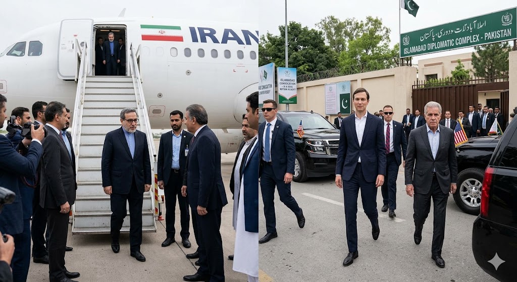 Mixed Signals, One City: Iran's Araghchi Lands in Islamabad as Witkoff and Kushner Race to Pakistan — Is a Deal Finally Within Reach?