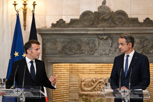 "Not Against Anyone, Not an Alternative to Anything": Macron and Mitsotakis Draw the Line Between EU Defense and NATO in Athens