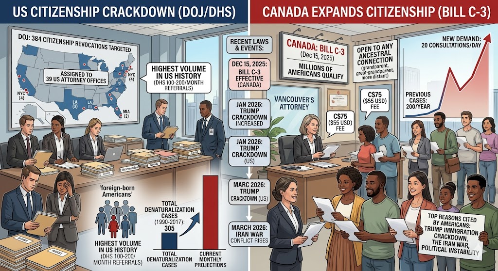 America Is Stripping Citizenship - Canada Is Handing It Out: The Two Headlines Every Naturalized American Must Read Right Now