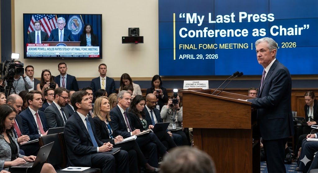 "My Last Press Conference as Chair": Jerome Powell Holds Rates Steady at His Final FOMC Meeting - 4 Dissenters, Kevin Warsh Confirmed, and a Fed Bombshell Nobody Saw Coming